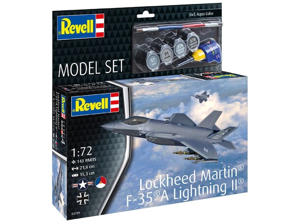 Lockheed Martin F-35A Lightning II Revell 1:72 Byggsats 
