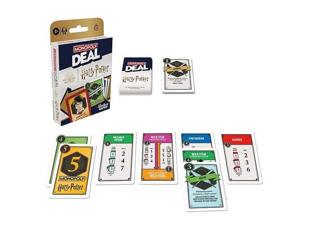 Monopoly Deal Harry Potter Kortspill Norsk/Dansk utgåva 