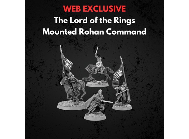 Mounted Rohan Command Middle-earth Strategy Battle Game 