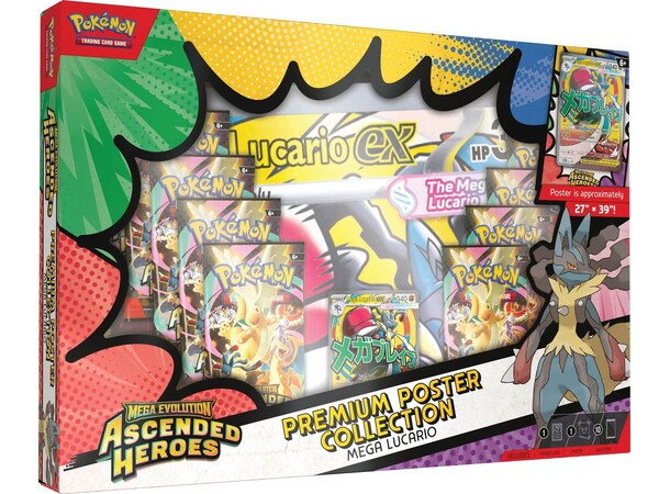 Pokemon Ascended Heroes Poster Coll #1 Premium Poster Coll - Mega Lucario ex 