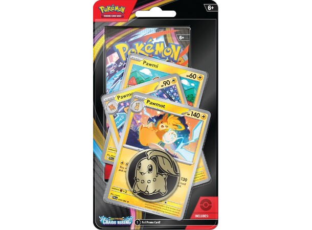 Pokemon Chaos Rising Prem. Checklane #2 Pawmot, Pawmo, Pawmi 