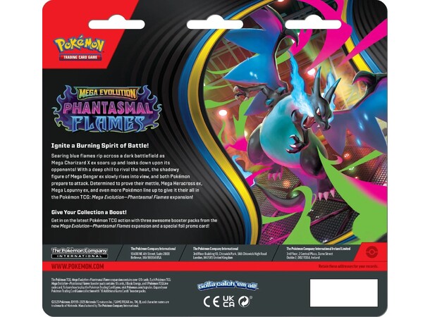 Pokemon Phantasmal Flames 3P Sneasel 3-Pack Blister 