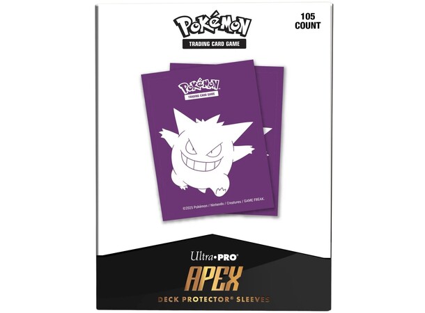 Sleeves Apex Pokemon Gengar 66x91 Ultra Pro 