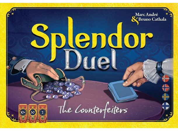 Splendor Duel Counterfeiters Expansion Expansion till Splendor Duel - Svenska 