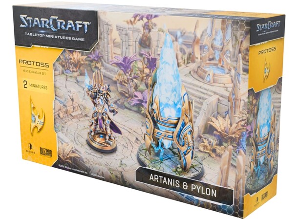 StarCraft Protoss Artanis & Pylon Tabletop Miniatures Game 