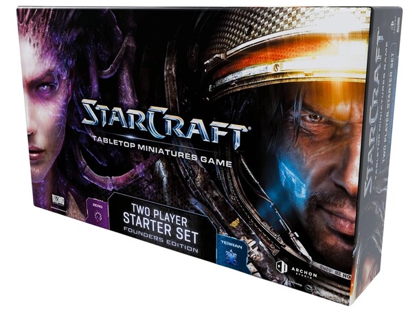 StarCraft Two Player Starter Set Founders Ed - Tabletop Miniatures Game 
