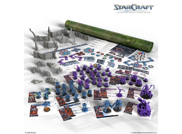 StarCraft Two Player Starter Set Founders Ed - Tabletop Miniatures Game 