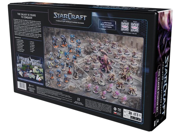 StarCraft Two Player Starter Set Founders Ed - Tabletop Miniatures Game 