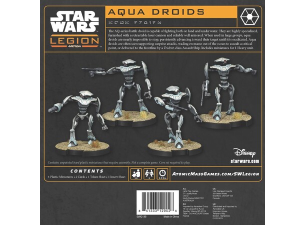 Star Wars Legion Aquad Droids Expansion Expansion till Star Wars Legion 