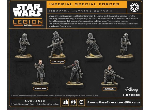 Star Wars Legion Imperial Special Forces 