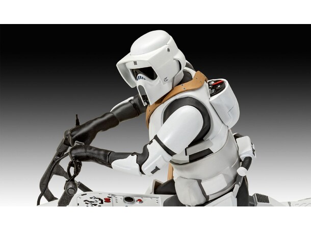 Star Wars Speeder Bike The Mandalorian Revell 1:12 Byggsats 