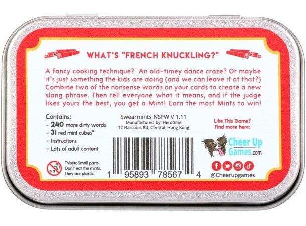 Swearmints Spicy NSFW Partyspel 