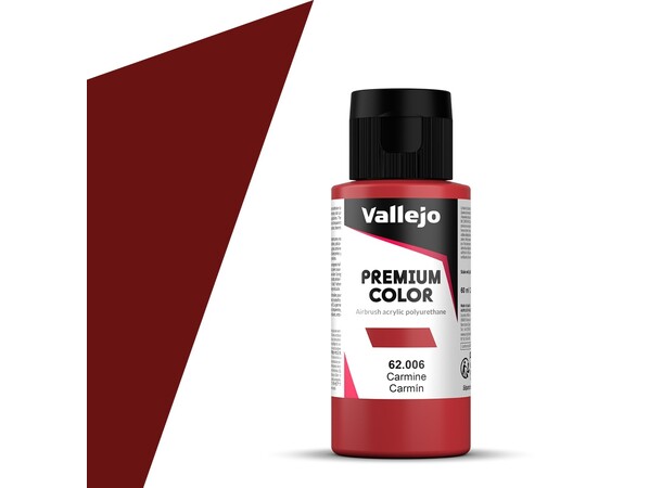 Vallejo Premium Carmine 60ml Premium Airbrush Color 