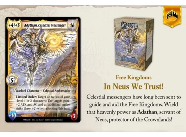 Warlord Free Kingdoms Starter Deck Saga of the Storm Into the Accordlands 