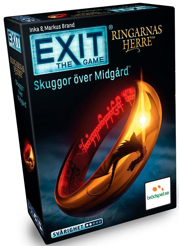 EXIT Skuggor Över Midgård Brädspel Svensk utgåva - Ringarnas Herre