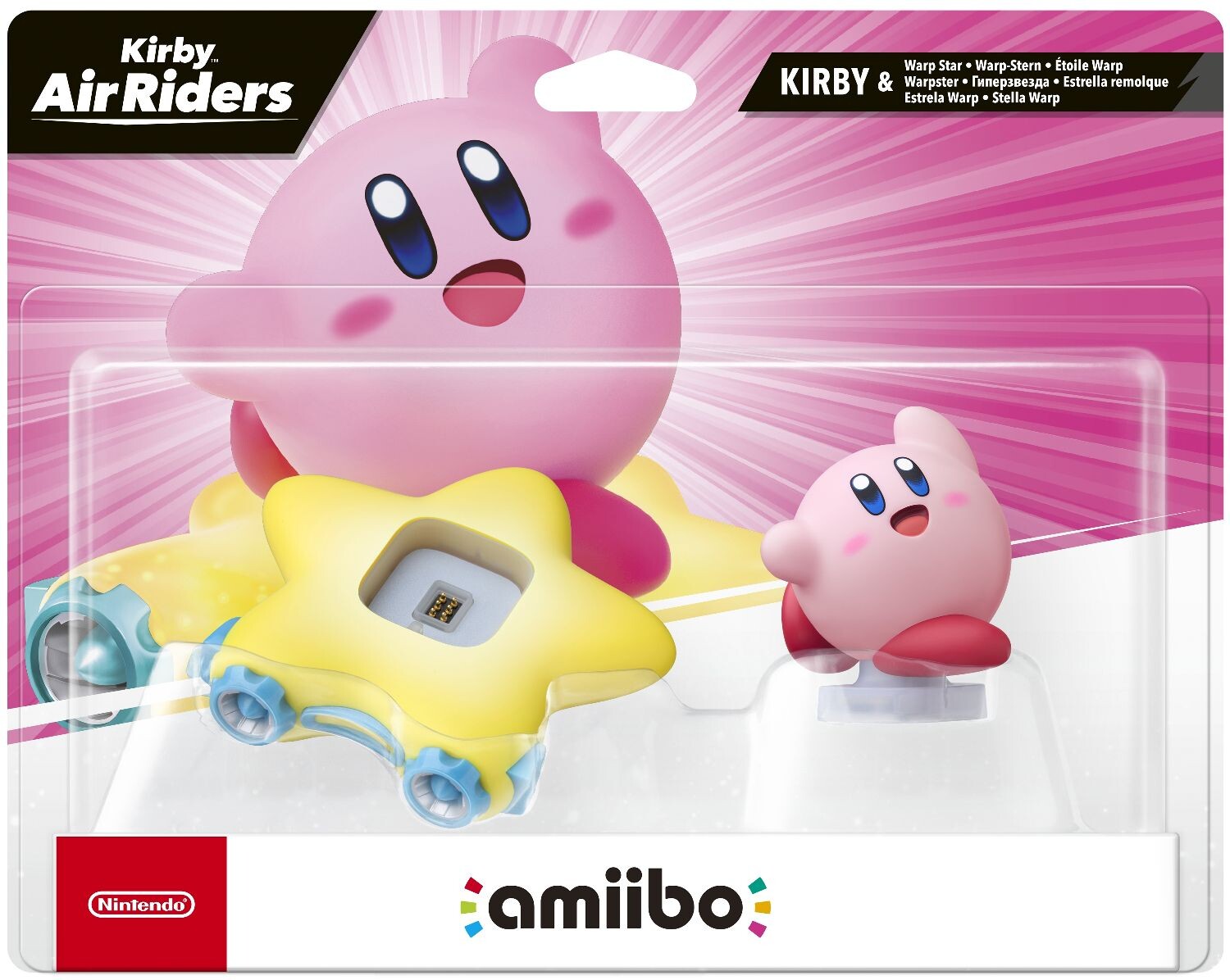 Amiibo Figur Kirby & Warp Star Kirby Air Riders Collection