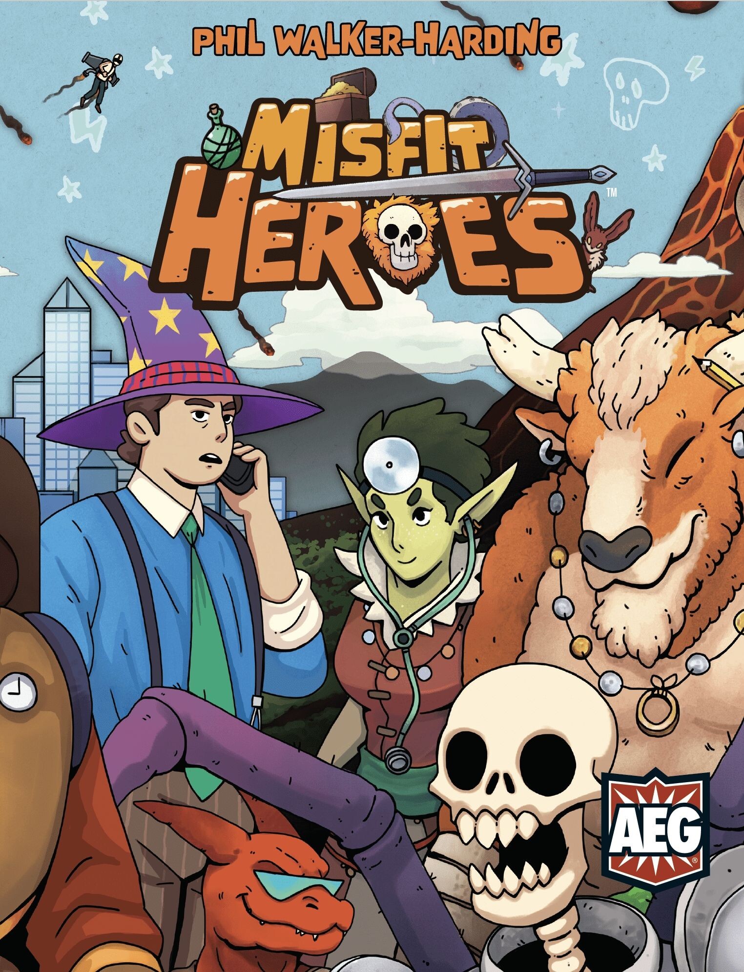 Misfit Heroes Brädspel