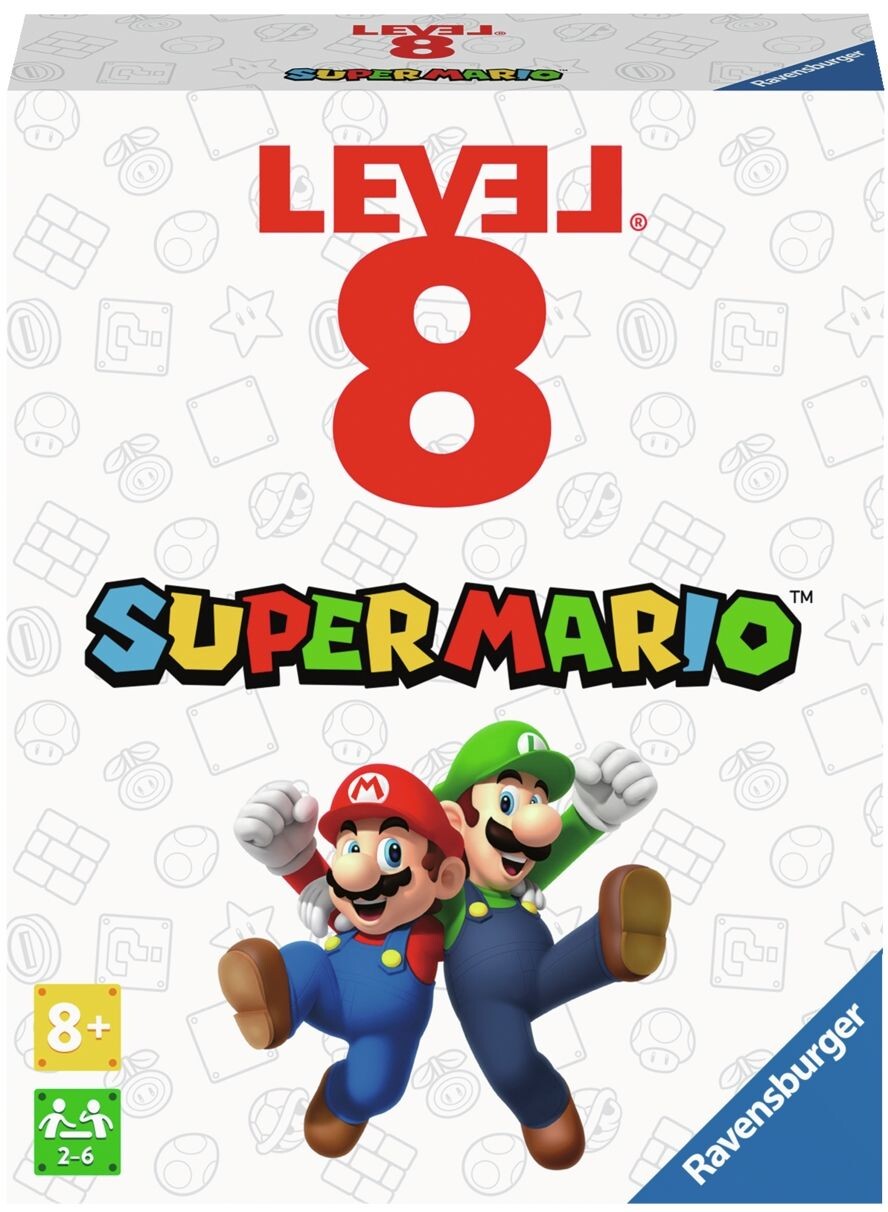 Super Mario Level 8 Kortspel Svensk utgåva