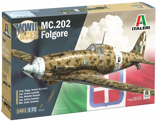 MC.202 Folgore Aces Italeri 1:72 Byggsats