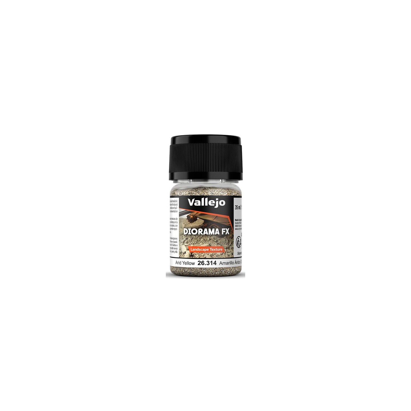 Vallejo Diorama FX Arid Yellow 0,5-2mm Landscape Texture - 35ml