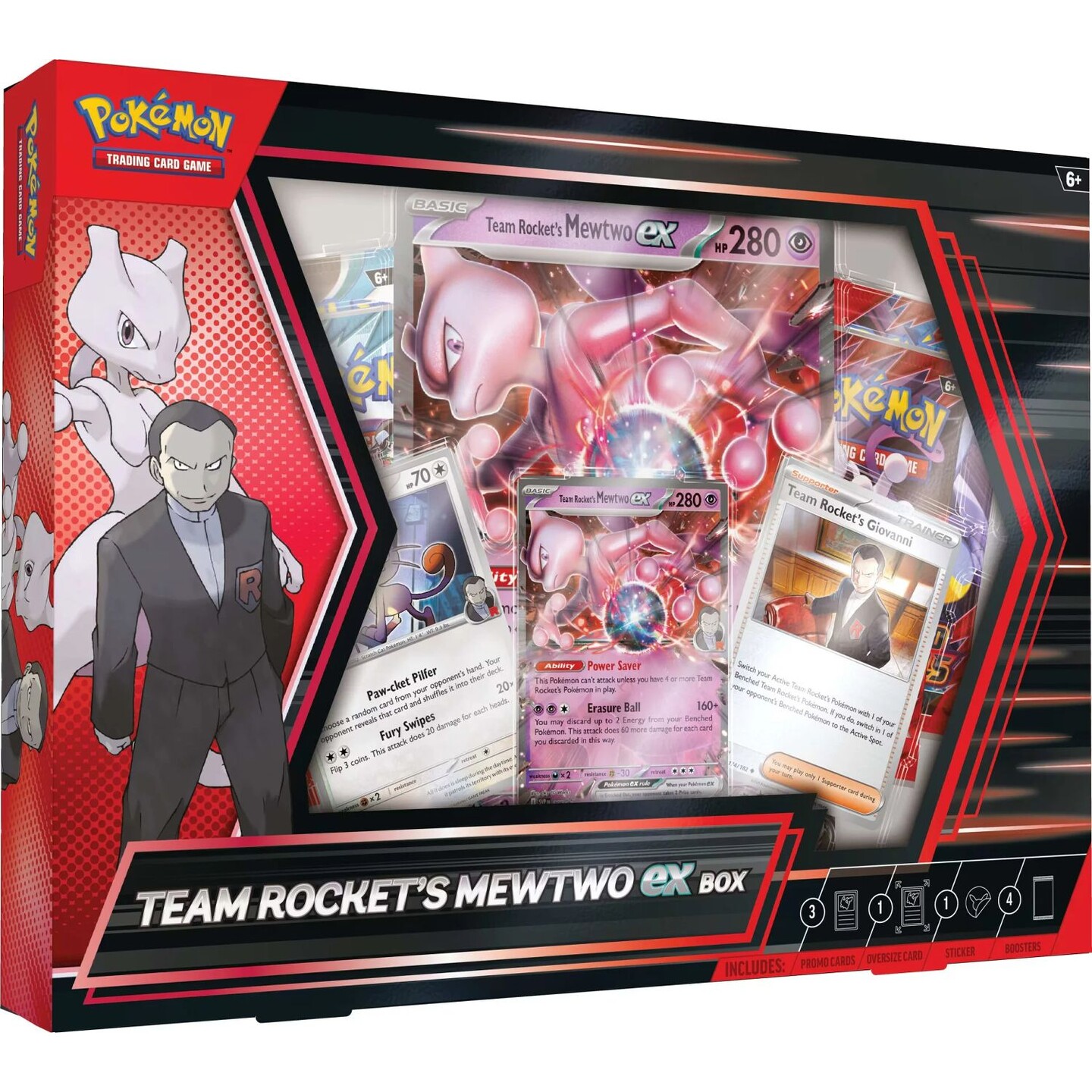 Pokemon Team Rocket Mewtwo ex Box