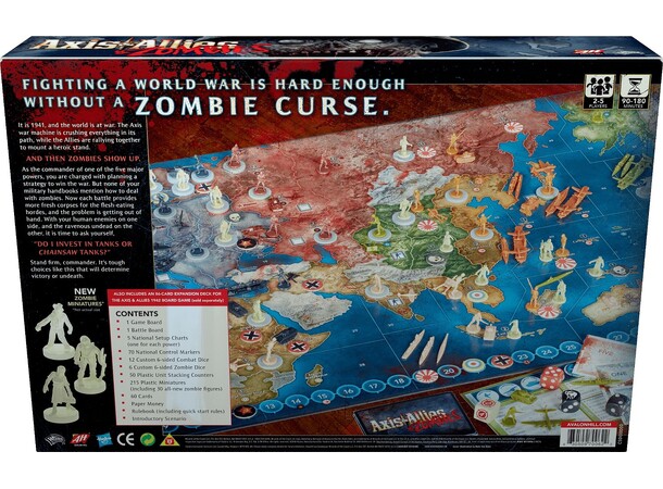 Axis & Allies & Zombies Brädspel 