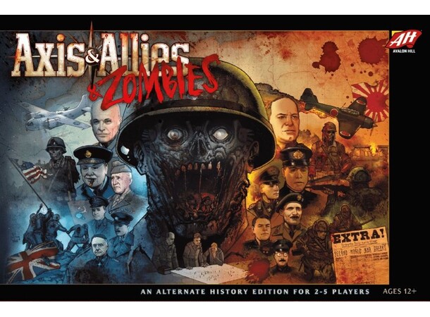 Axis & Allies & Zombies Brädspel 