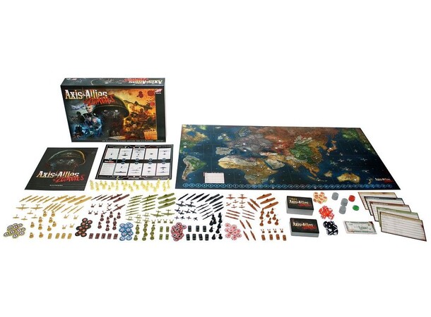 Axis & Allies & Zombies Brädspel 