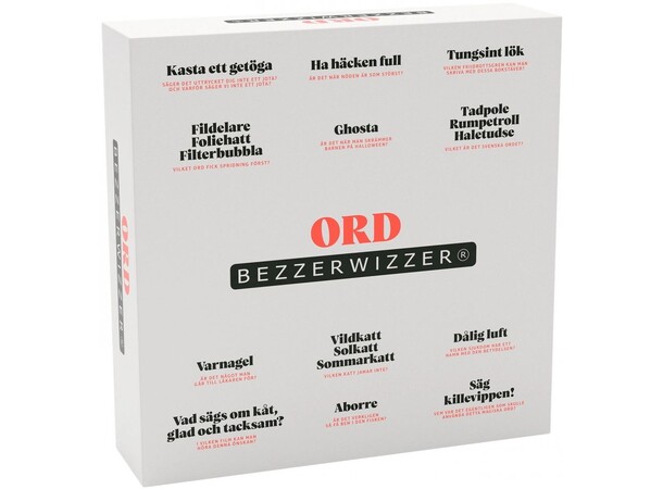 Bezzerwizzer Ord Brädspel Svensk utgåva 