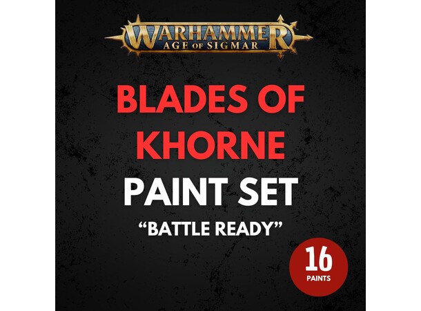 Blades of Khorne Paint Set Warhammer Age of Sigmar - Battle Ready 