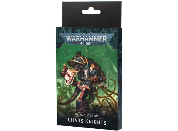 Chaos Knights Datasheet Cards Warhammer 40K 