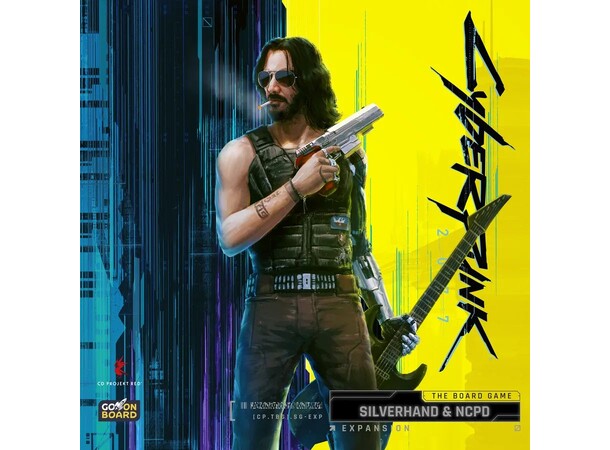Cyberpunk 2077 Johnny Silverhand & NCPD Expansion till Cyberpunk 2077 Board Game 