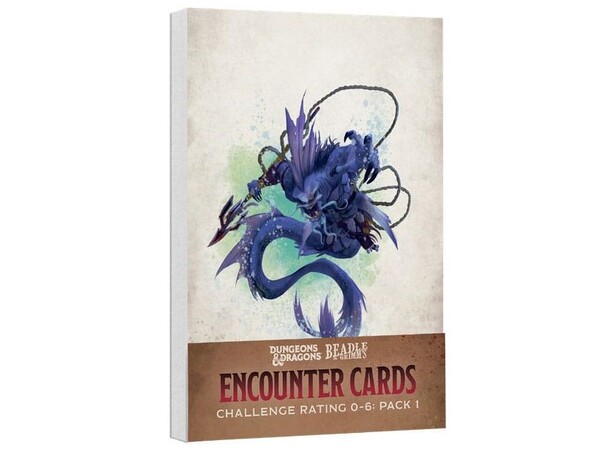 D&D Encounter Cards CR 0-6 Pack 1 Dungeons & Dragons - Beadle & Grimm 