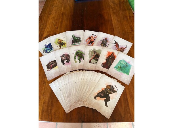 D&D Encounter Cards CR 0-6 Pack 1 Dungeons & Dragons - Beadle & Grimm 
