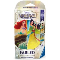 Disney Lorcana Fabled Starter Deck #2 Ariel & Mulan - Amber & Sapphire