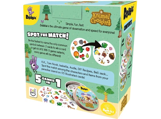 Dobble Animal Crossing Brädspel 