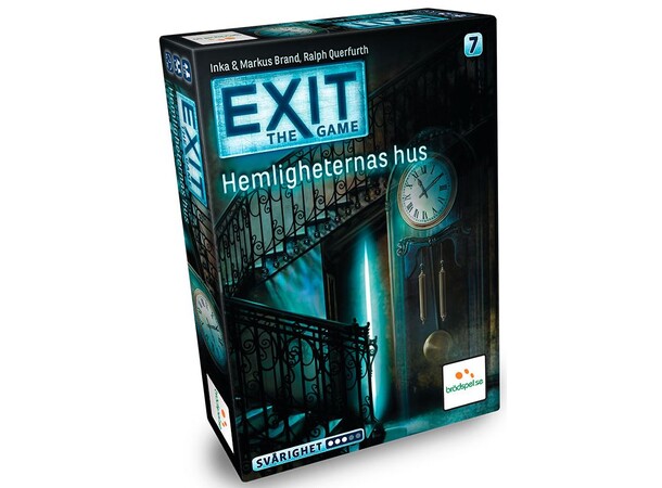 EXIT 7 Hemligheternas Hus Brädspel Svensk utgåva 