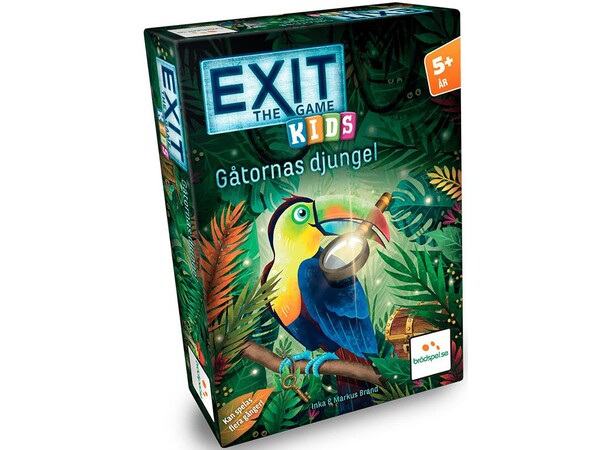 EXIT Kids 1 Gåtornas Djungel Brädspel Svensk utgåva 