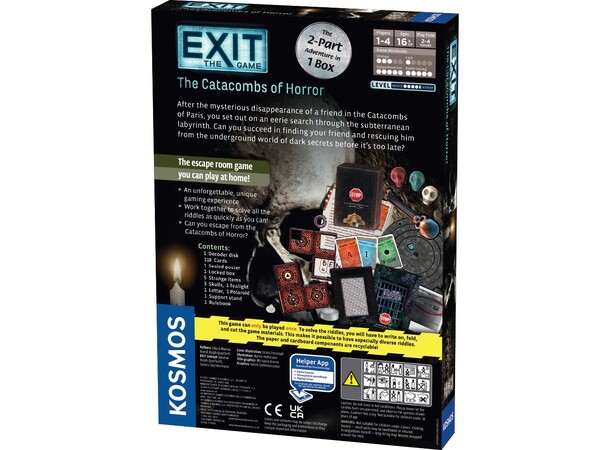 EXIT The Catacombs of Horror Brädspel 