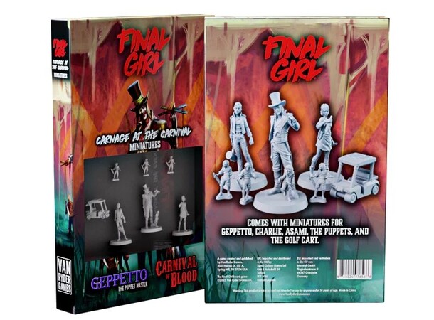 Final Girl Carnage Carnival Miniatures Expansion till Final Girl 