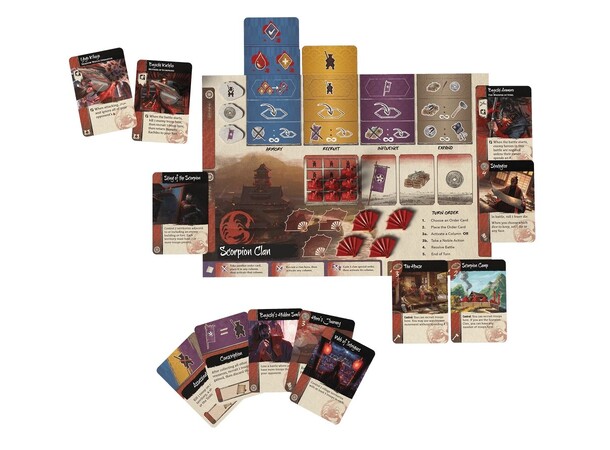 Gunsen The Battle for Toshi Ranbo Brädspel 