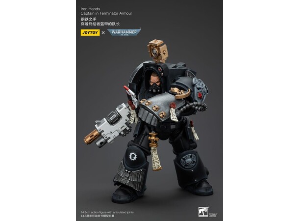 Iron Hands Captain in Terminator Armour Warhammer 40K Action Figure 
