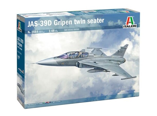 JAS-39D Gripen Twin Seater Italeri 1:48 Byggsats 
