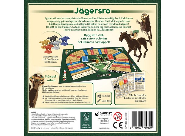 Jägersro Brädspel - Second Edition Svensk utgåva 