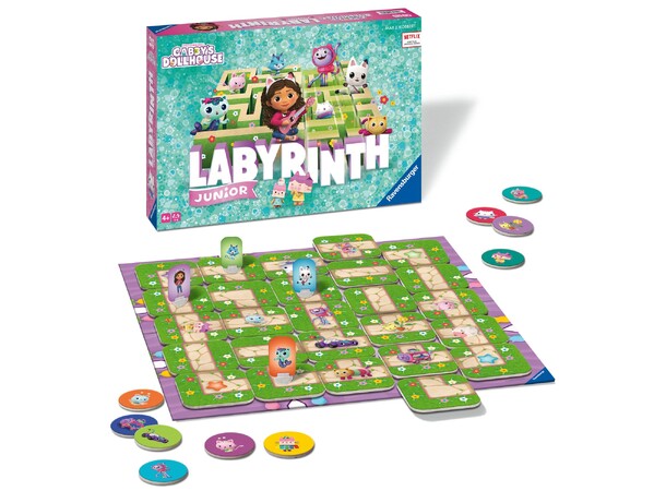 Labyrinth Junior Gabbys Dollhouse Brädspel - Svensk utgåva 