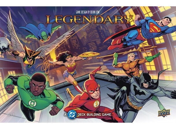Legendary DC Core Set Kortspel A DC Deck Building Game 