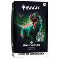 Magic Foundations Commander Grön Tramplesaurus Rex