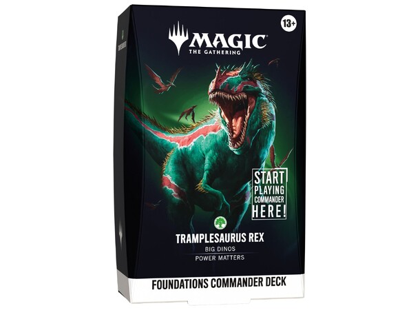 Magic Reality Fracture Commander Grön Tramplesaurus Rex 