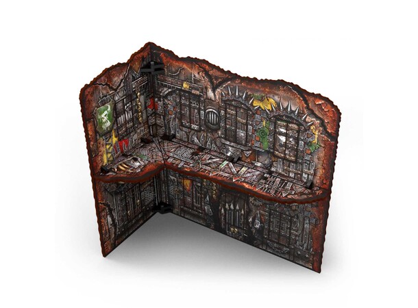 Matched Play Large L-Shaped Ruin Orks Pre-Painted - Green Stuff World 