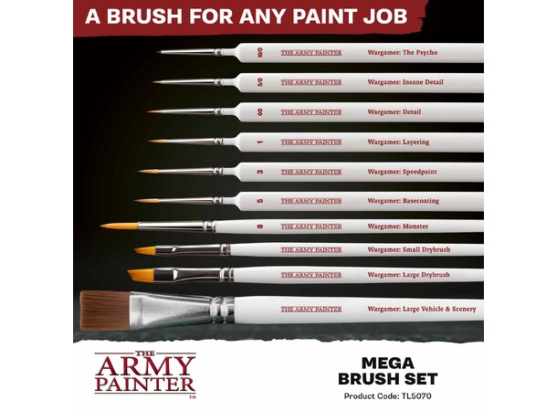Mega Brush Set Army Painter - 2025 